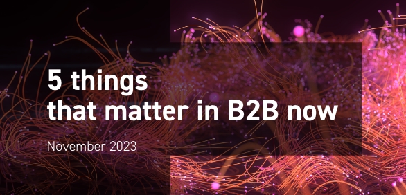 What's new in B2B November